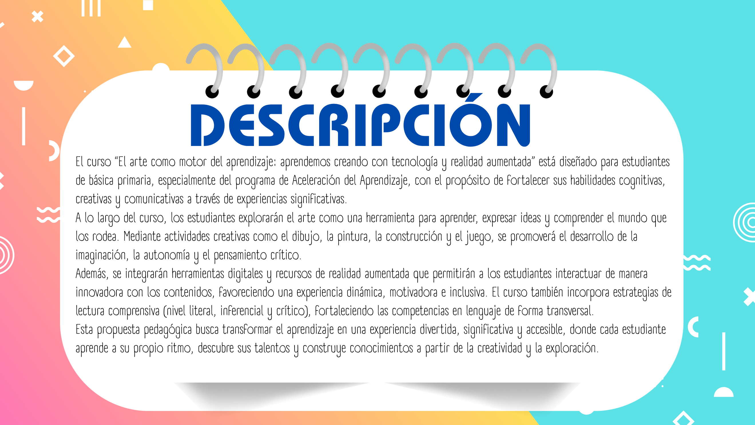 Descripción del Curso